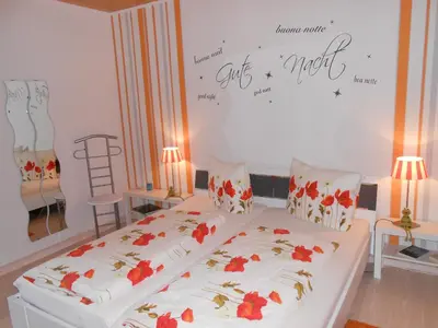 Ein Bett oder Betten in einem Zimmer der Unterkunft Haus Antje