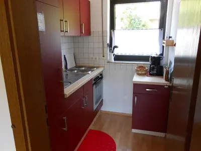 Küche/Küchenzeile in der Unterkunft Haus Antje