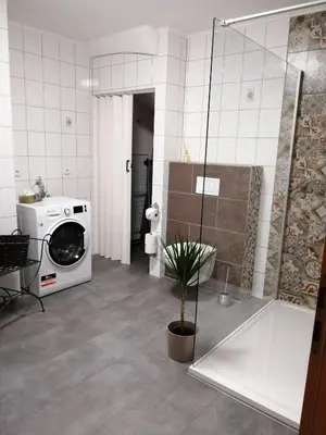 Ein Badezimmer in der Unterkunft Ferienwohnung Klaus