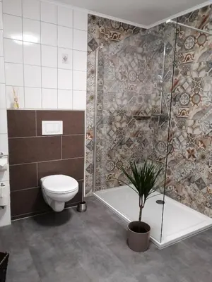Ein Badezimmer in der Unterkunft Ferienwohnung Klaus