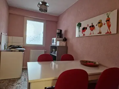 Küche/Küchenzeile in der Unterkunft Ricks City Hotel
