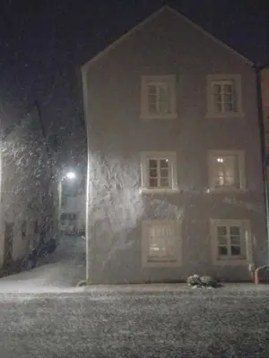 Das Gebäude in dem sich die Ferienwohnung befindet