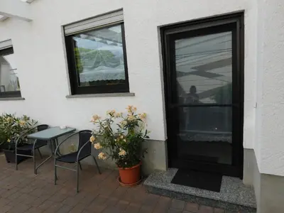 Ein Balkon oder eine Terrasse in der Unterkunft Kaminstübchen