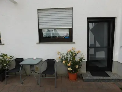 Ein Balkon oder eine Terrasse in der Unterkunft Kaminstübchen