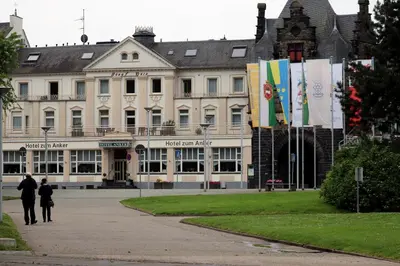 Das Gebäude in dem sich das Hotel befindet