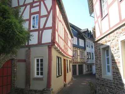 Das Gebäude in dem sich die Ferienwohnung befindet