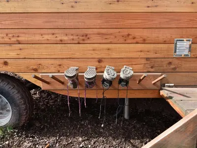 Grundriss der Unterkunft Tiny House Dreischwesternherz