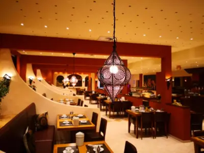Ein Sitzbereich in der Unterkunft Hotel Imota