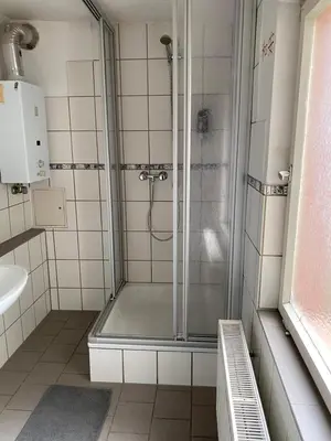 Ein Badezimmer in der Unterkunft Hotel Restaurant Frankenturm