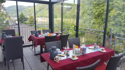Ein Balkon oder eine Terrasse in der Unterkunft Gästehaus Mona Lisa