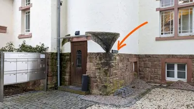 Das Gebäude in dem sich die Ferienwohnung befindet