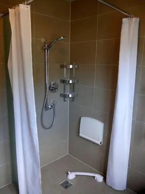 Ein Badezimmer in der Unterkunft Irreler Mühle Ferienwohnungen und Ferienhäuser