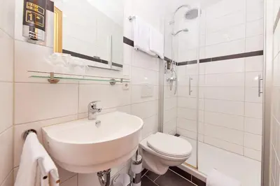 Ein Badezimmer in der Unterkunft Hotel-Restaurant Ehses