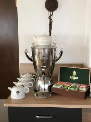 Kaffee-/Teezubehör in der Unterkunft Hotel Löwenstein