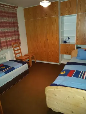 Ein Bett oder Betten in einem Zimmer der Unterkunft Ferienhaus Ammermann