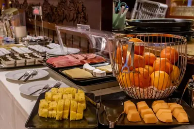 Essen im Hotel oder in der Nähe