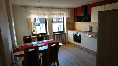 Küche/Küchenzeile in der Unterkunft Gästehaus Sylvia
