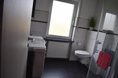 Ein Badezimmer in der Unterkunft Gästehaus Sylvia