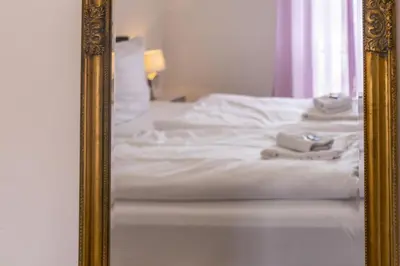 Ein Bett oder Betten in einem Zimmer der Unterkunft Ferienhaus Mosellage