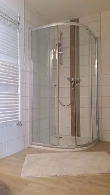 Ein Badezimmer in der Unterkunft Ferienwohnung 