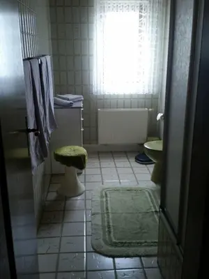Ein Badezimmer in der Unterkunft Ferienhaus Raabe