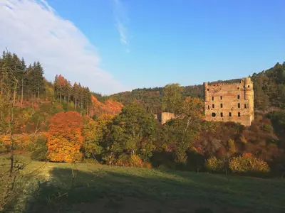 Naturlandschaft in der Nähe des Ferienhauses