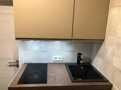 Küche/Küchenzeile in der Unterkunft H-Apartments