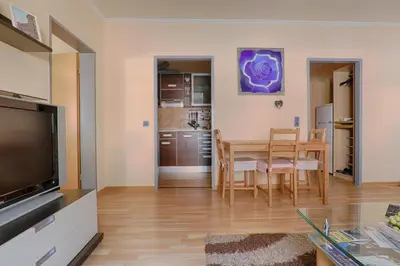 Küche/Küchenzeile in der Unterkunft H-Apartments