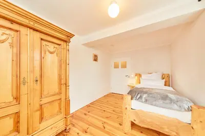 Ein Bett oder Betten in einem Zimmer der Unterkunft Ferienhaus Casa Maria