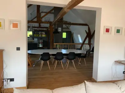 Ein Sitzbereich in der Unterkunft Design Appartment with big Terrace