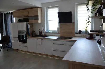 Küche/Küchenzeile in der Unterkunft Ferienhaus May