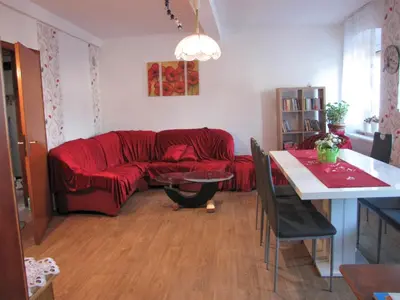 Ein Sitzbereich in der Unterkunft FerienHaus Elim