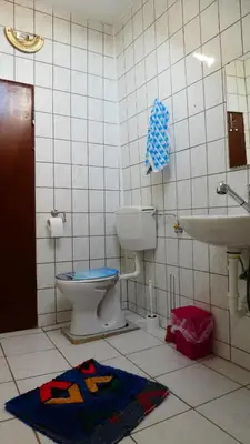 Ein Badezimmer in der Unterkunft FerienHaus Elim