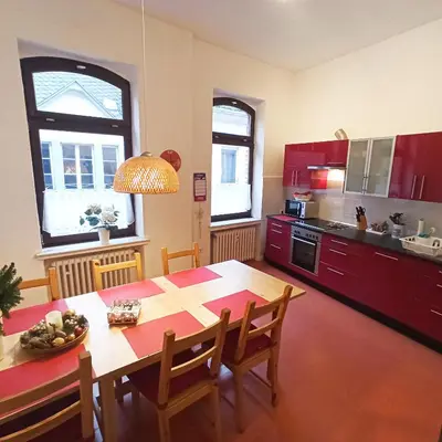 Küche/Küchenzeile in der Unterkunft Wohnen im Herzen der romantischen Cochemer Altstadt
