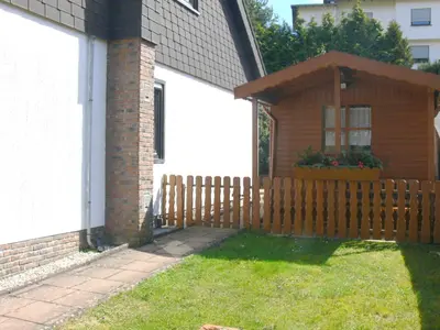 Das Gebäude in dem sich die Ferienwohnung befindet