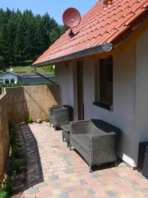 Das Gebäude in dem sich die Ferienwohnung befindet