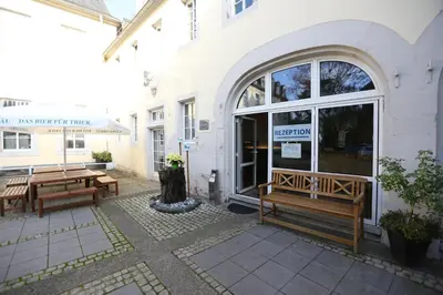 Das Gebäude in dem sich das Hostel befindet