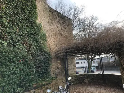 Ein Garten an der Unterkunft Ferienwohnung 