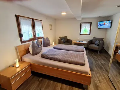 Ein Bett oder Betten in einem Zimmer der Unterkunft Fachwerkhaus mit Charme