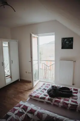 Ein Bett oder Betten in einem Zimmer der Unterkunft Moseltraum-Villa Kenn bei Trier