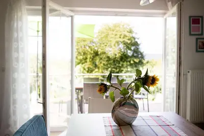 Ein Garten an der Unterkunft Moseltraum-Villa Kenn bei Trier