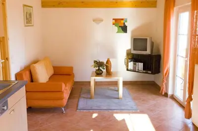 TV/Unterhaltungsangebot in der Unterkunft Ferienwohnung Karl