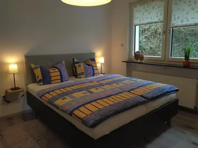 Ein Bett oder Betten in einem Zimmer der Unterkunft Talblick II