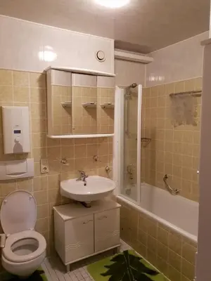 Ein Badezimmer in der Unterkunft 60 qm mit Aussicht in Konz