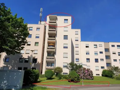 Das Gebäude in dem sich die Ferienwohnung befindet