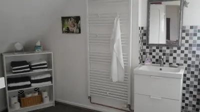 Ein Badezimmer in der Unterkunft Haus Zwanzig
