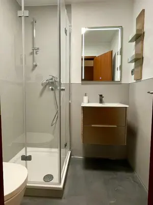 Ein Badezimmer in der Unterkunft Appartment Indira