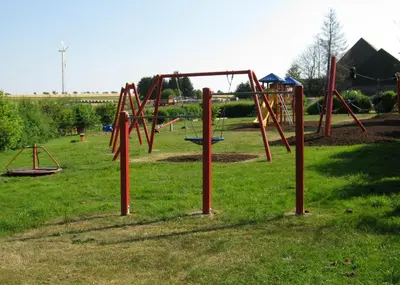 Ein Kinderspielbereich in der Unterkunft Stierstall-Suite Pension Wahlenau