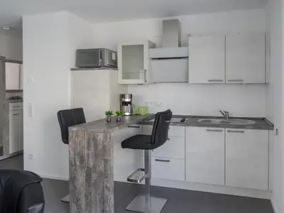 Küche/Küchenzeile in der Unterkunft Ferienapartment im Augustinus Park