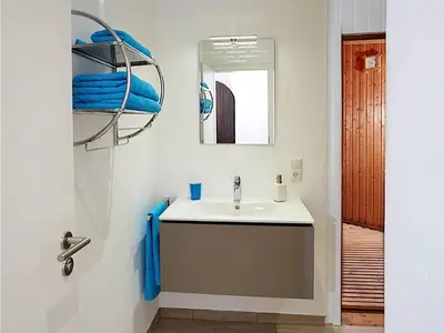 Ein Badezimmer in der Unterkunft Strotzbüsch Forest Hideaway